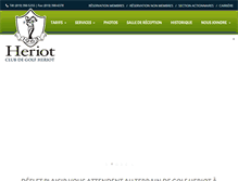 Tablet Screenshot of golf-heriot.com